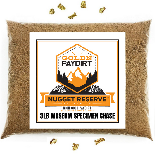 3 Lb. NUGGET RESERVE™ ‘Museum Specimen Chase’ - Gold Paydirt