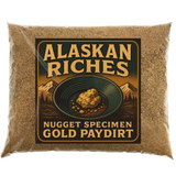 Alaskan Riches - Nugget Specimen Gold Paydirt