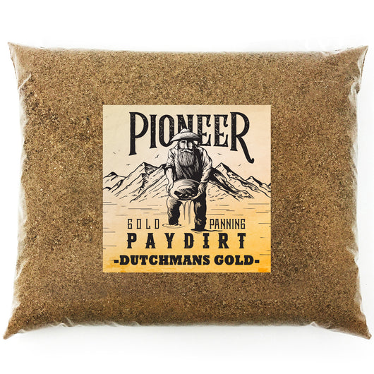 Pioneer 'DUTCHMANS GOLD' Paydirt - Gold Prospecting Panning Concentrate Pay Dirt Bag