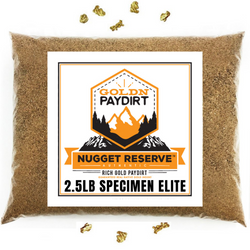 2.5 Lb. NUGGET RESERVE™ ‘Specimen Elite’ - Gold Paydirt