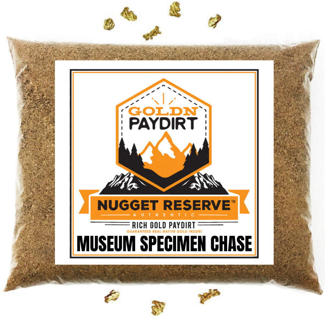 Nugget Reserve 'MUSEUM SPECIMEN CHASE' - Gold Panning Paydirt Concentrate