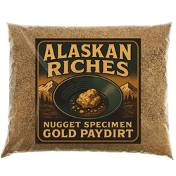 Alaskan Riches - Nugget Specimen Gold Paydirt