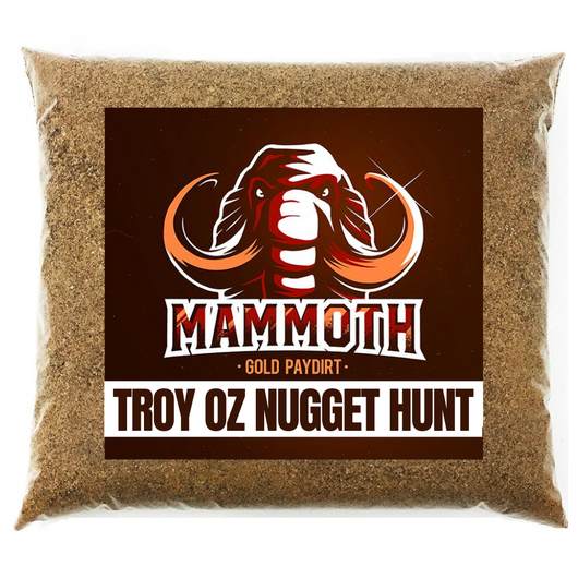 *New* MAMMOTH 'TROY OUNCE NUGGET HUNT' Gold Paydirt - Gold Paydirt Concentrate