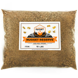 10 Lb. NUGGET RESERVE ELITE™ Gold Paydirt Unsearched