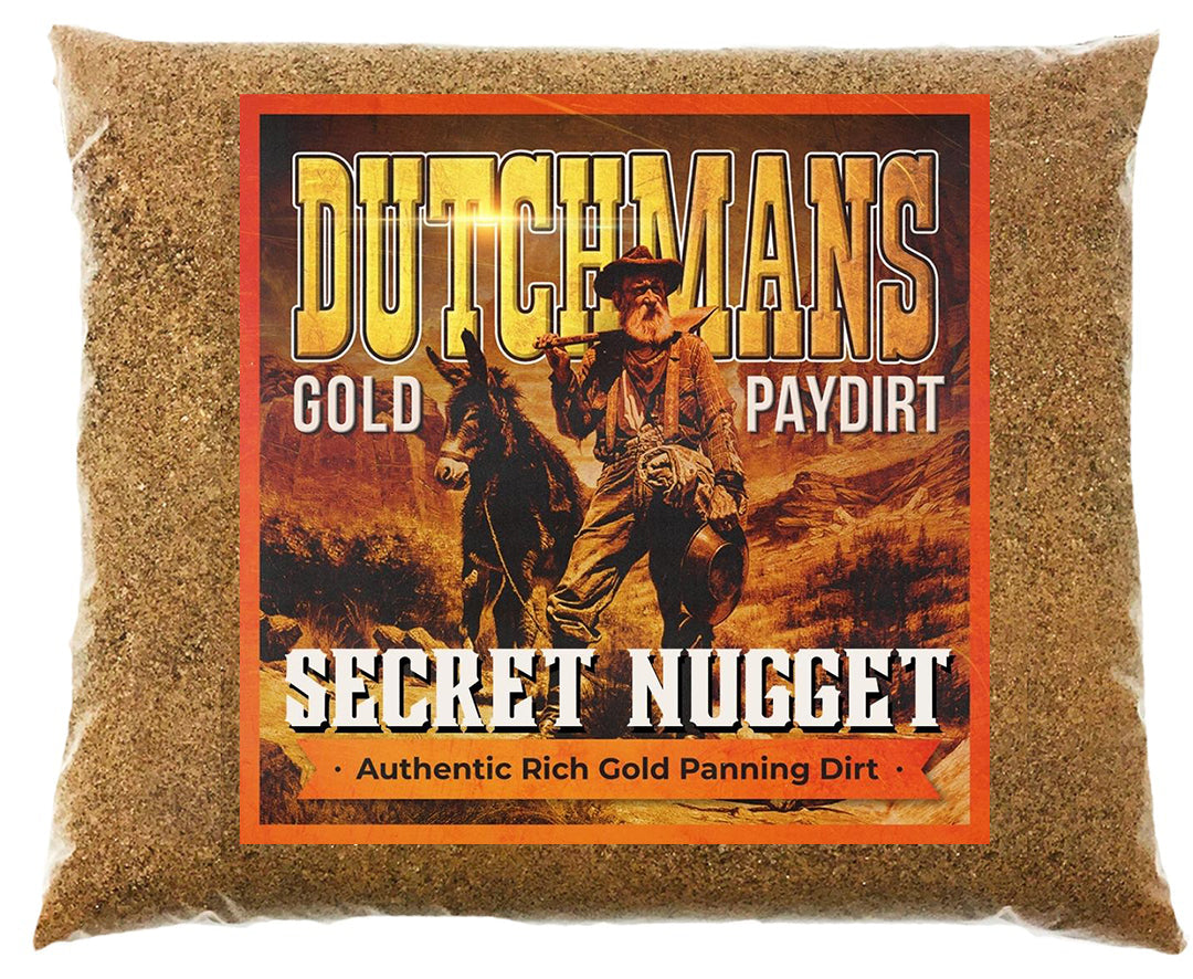 Dutchman's 'SECRET NUGGET' Gold Paydirt - Gold Prospecting Concentrate