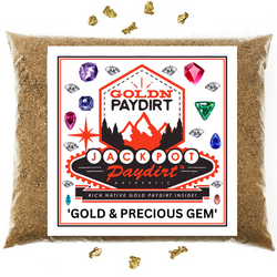 Pioneer '2 Ounce Nugget Hunt' Gold Paydirt Panning Pay Dirt Bag – Gold  Prospecting Concentrate