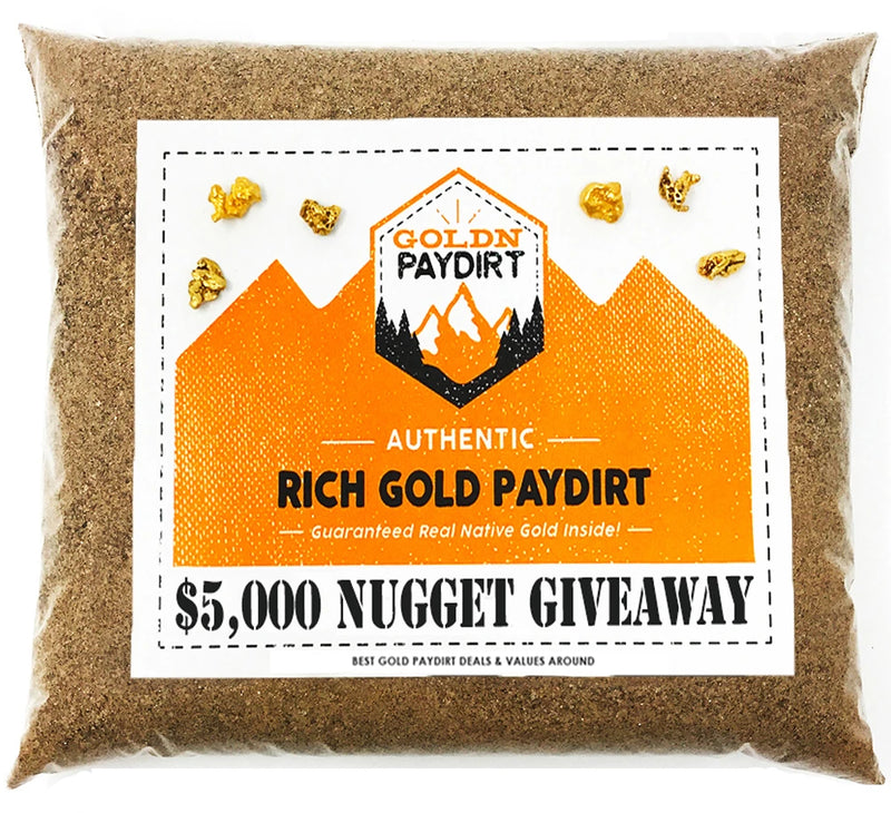 Special Gold Nugget PAYDIRT' Gold Panning Pay Dirt Bag -  Sweden